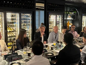 Business networking session